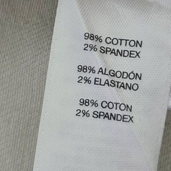 Chico's Platinum Pants Metallic Silver Crop Jeans NWT Size 0 US  Sz 4 - Picture 10 of 11